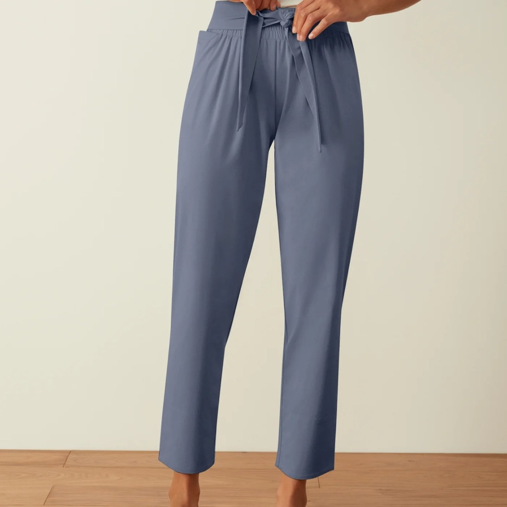 ADAY ‘Easy Days’ tie cropped pants in mineral